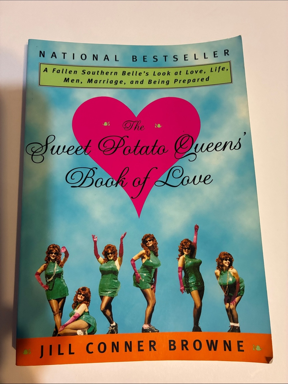 Sweet Potato Queens' Book of Love Paperback - Pink & Aqua Cover
